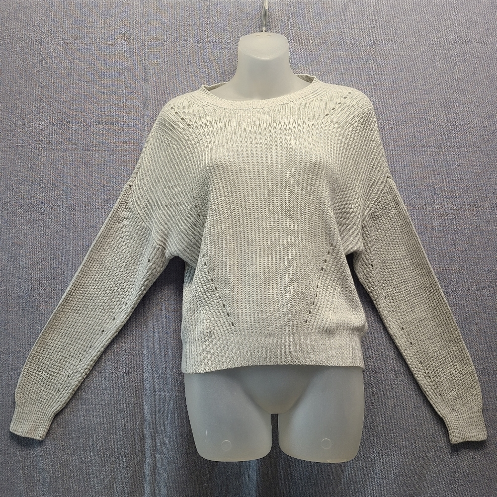 Garage LS Chandail Super Soft Pointelle Sweater XS NWT